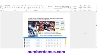 Derrick Henry Prediction= Correct