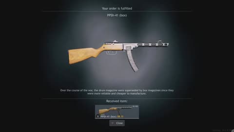 The PPSh-41 'Shpagin's machine-pistol-41') is a selective-fire, open-bolt, blowback submachine gun