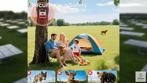 Hapippofa Solar Motion Sensor Alarm System Outdoor WiFi Driveway Detectors 120dB