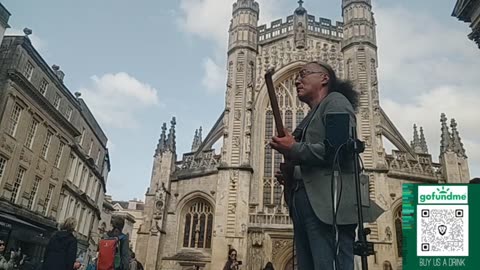 Jazz Nano Street Edition: Busking in Bath, England: 2025 Tour in UK