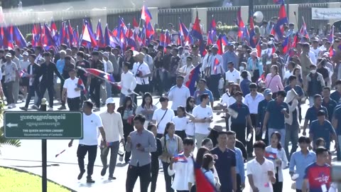 Cambodians join state rally as border dispute with Thailand intensifies