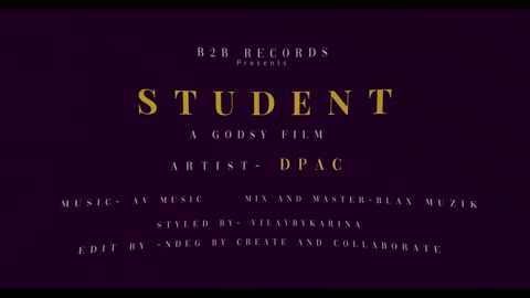 D PAC - Student (Official Lyrical Music Video) | B2b Records | Latest Rap Song @imddpac ​