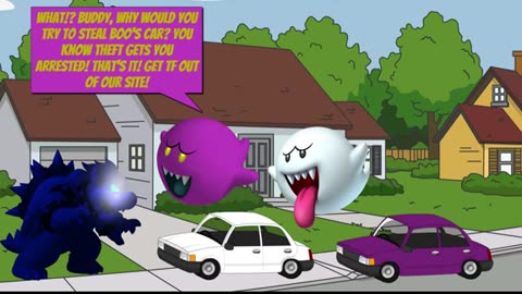 Dark Virtual Virus Tries to Steal Boo's Car and Gets Grounded