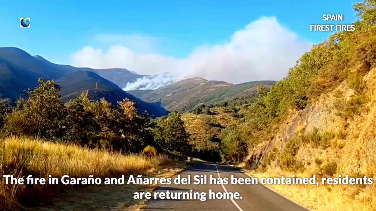 Un incendie majeur, presque éteint, en Espagne a repris avec une vigueur renouvelée