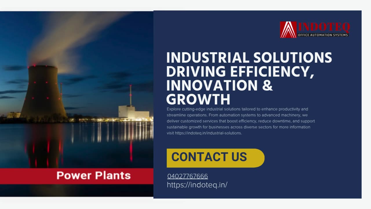 Industrial Solutions – Driving Efficiency, Innovation & Growth