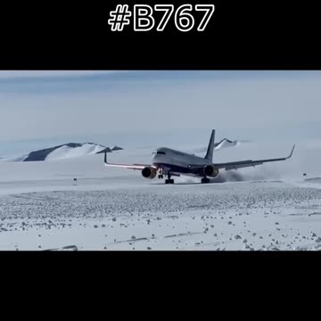 Watch #B767 Autopilot Land On Ice South Pole Runway #Aviation #Avgeeks #AeroArduino