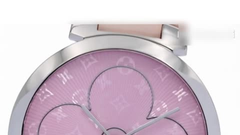 LOUIS VUITTON Tambour Ladies Watch - Pink Dial Elegance