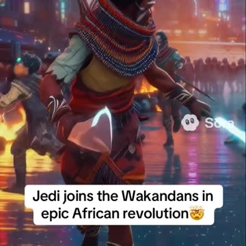 Jedi joins the Wakandans in EPIC African revolution!!!