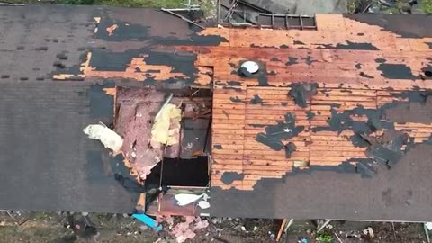 Aftermath of a massive tornado in Tylertown, MS, showcasing the extensive damage left behind.