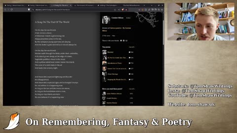 Poems & Musings on Remembrance, Fantasy and The Mundane
