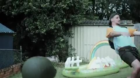 Finding the perfect stick as a kid