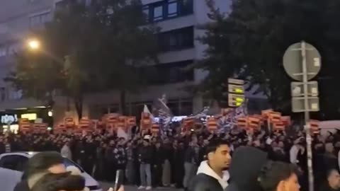 In Hamburg, Germany, an Islamic crowd gathered to demand an Islamic caliphate and Sharia law.