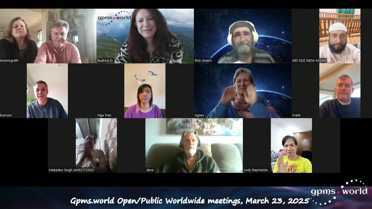 Gpms.world Open_Public Worldwide meeting, March 23, 2025