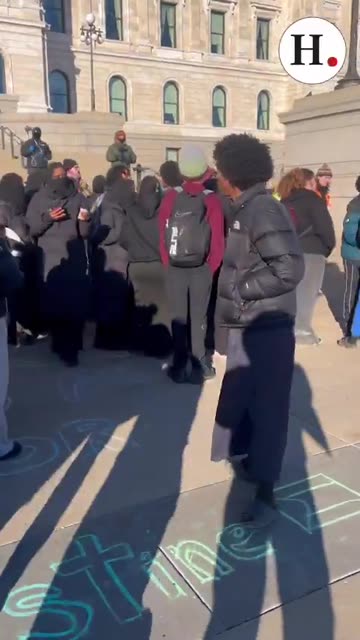 MN high schools held an ICE OUT protest today at the state capital