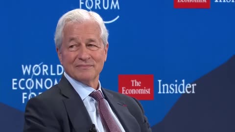 Breaking WEF Davos 2026 Jamie Dimon of JP Morgan