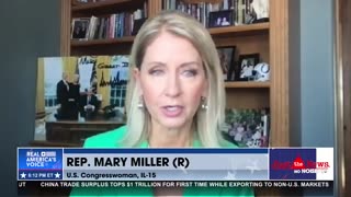 Rep. Mary Miller applauds the start of Trump's second term