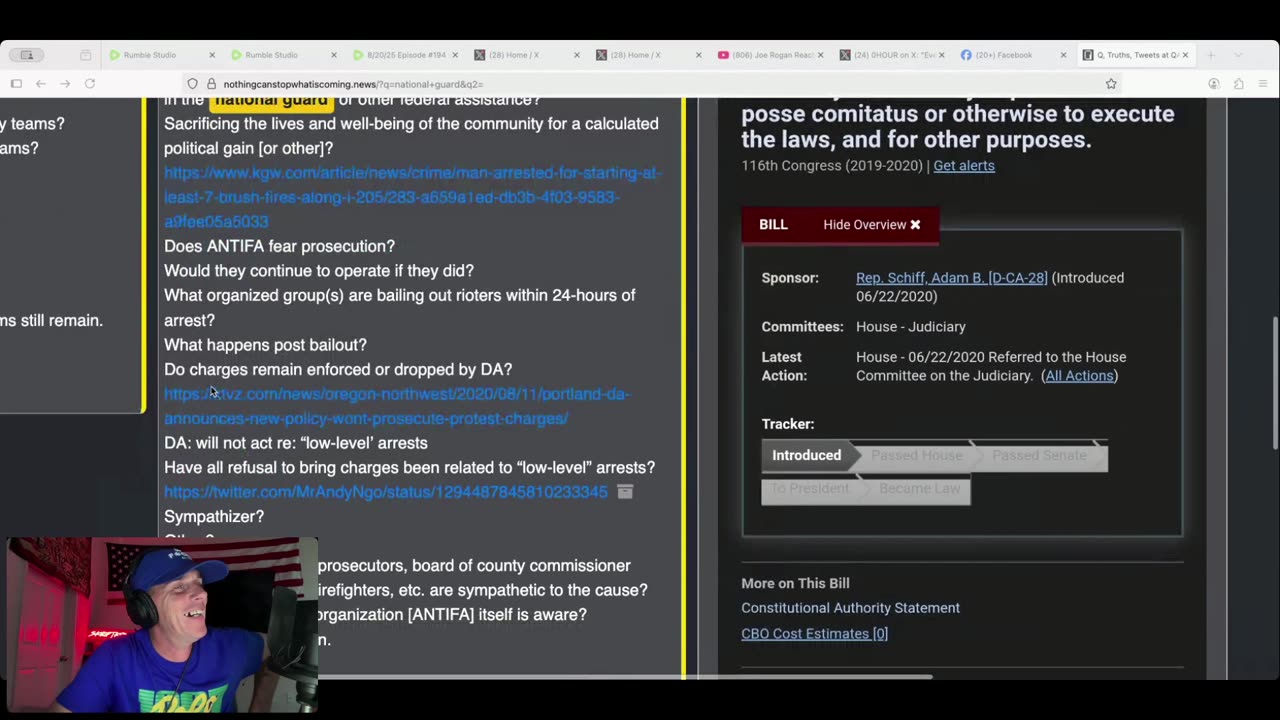 8/20/25 Episode #194 wildout Wednesday. Gavin Newsom Is a careeer politican.