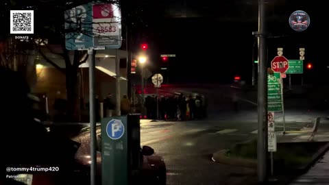 Anti ice protest marching to Portland mayors house!