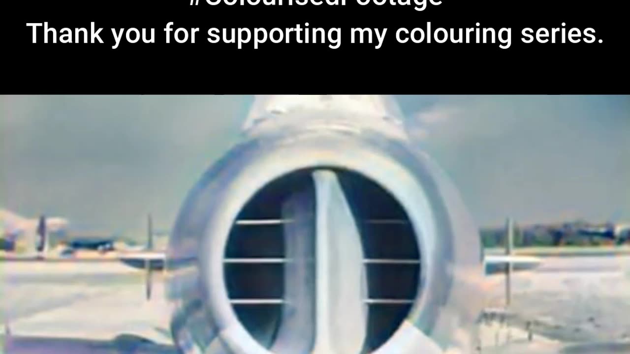 1941 British Gloster Jet Test Flight #ColourisedHistory