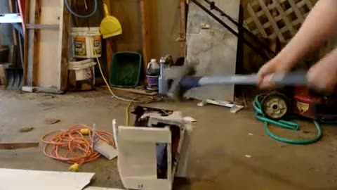 Dell Laser printer getting smashed