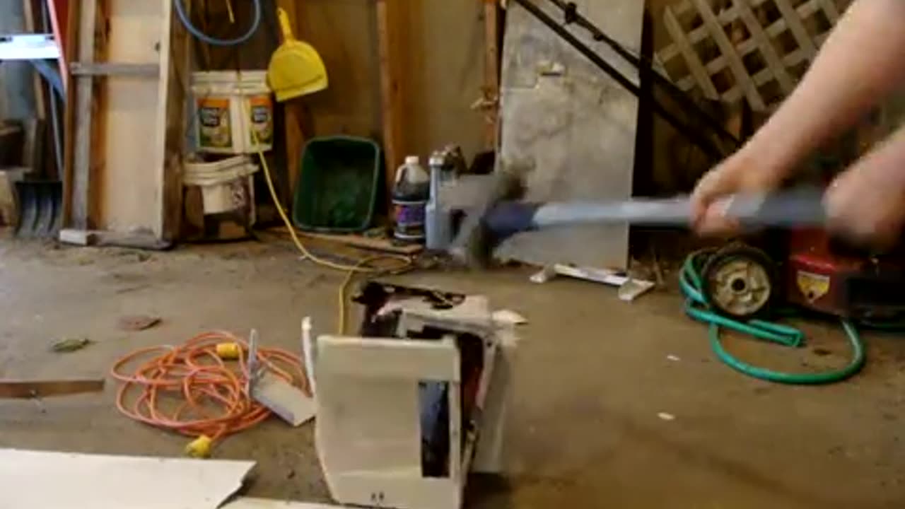 Dell Laser printer getting smashed
