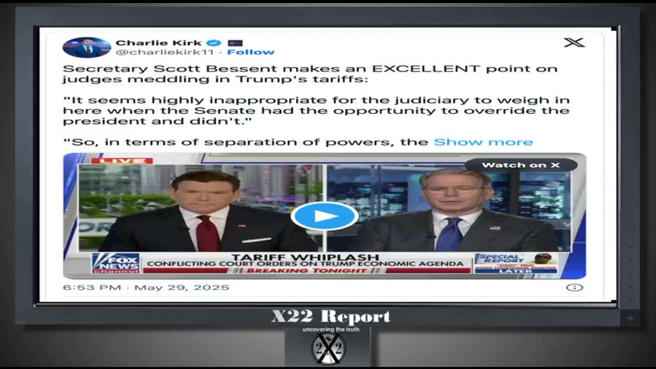 X-22 Financial Report - [CB][DS] Plan Failed, Powell Now Trapped...5-30-25