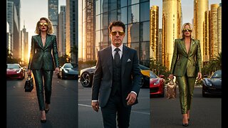 Celebrities as Modern Haute Couture Mafia | AI Generated