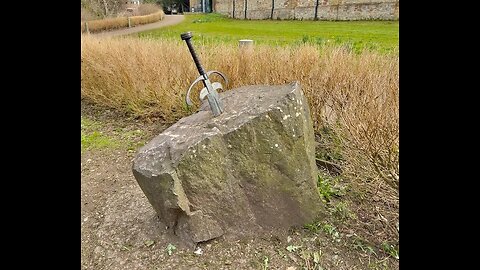 Sword in the stone, Taunton. August 2004