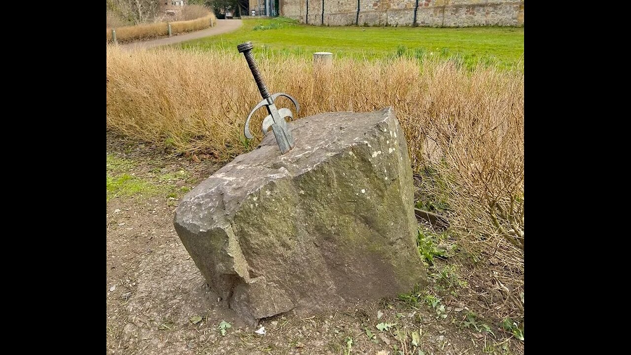 Sword in the stone, Taunton. August 2004