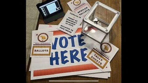 New California Constitution Passed! Election July 12th