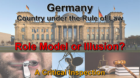Germar Rudolf: Germany, Country under the Rule of Law: Role Model or Illusion?