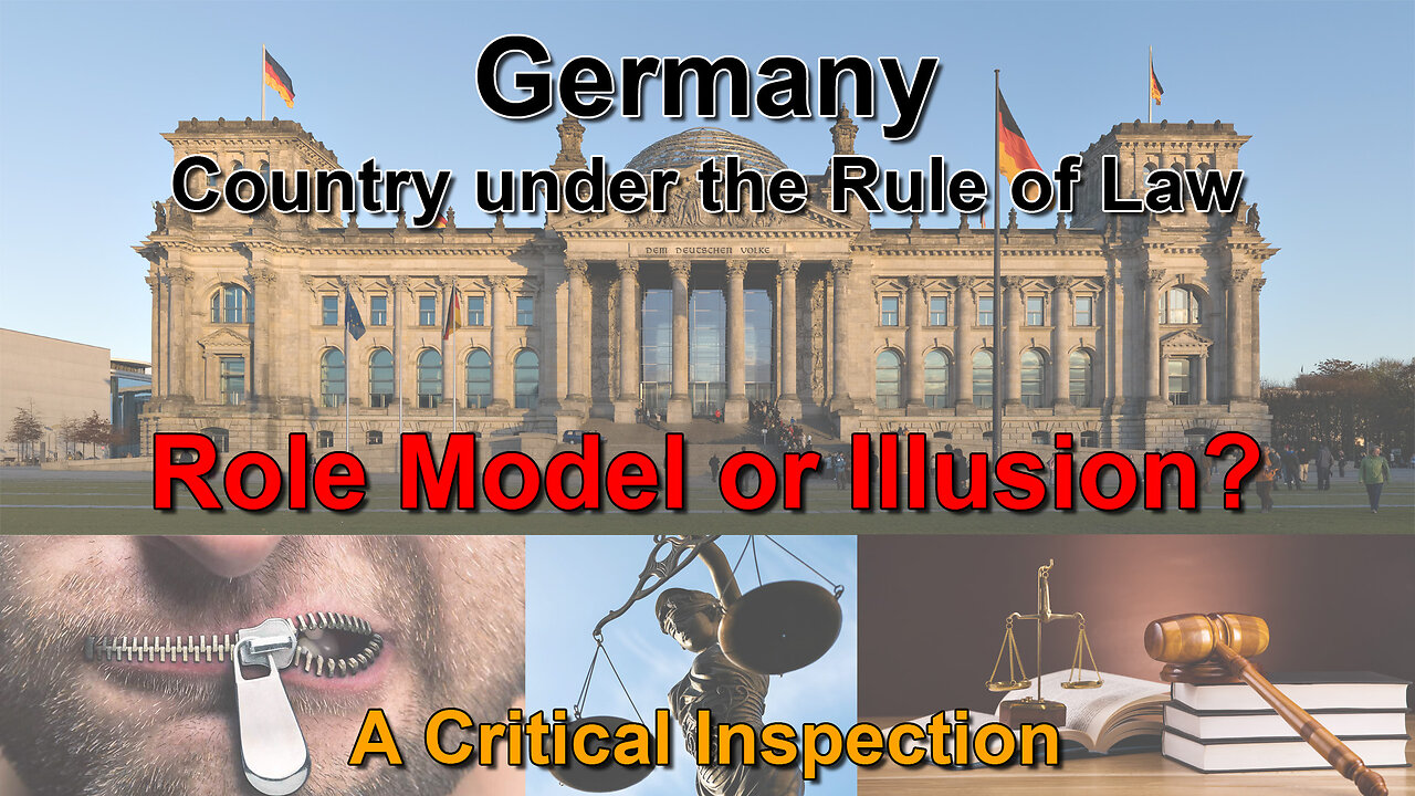 Germar Rudolf: Germany, Country under the Rule of Law: Role Model or Illusion?
