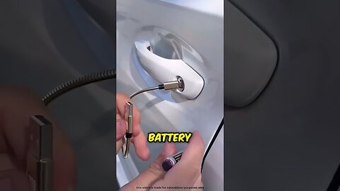 Opening a Car Door with a Cable 🤙👌🤯🚗
