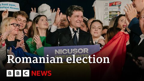 Romanian election: Liberal, pro-EU mayor Nicusor Dan wins tense race for presidency | BBC News