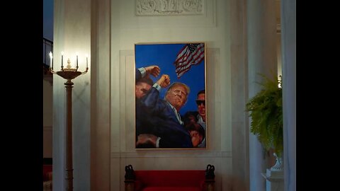 Trump Portrait of Assassination Attempt Replaces Obama’s Picture in the White House
