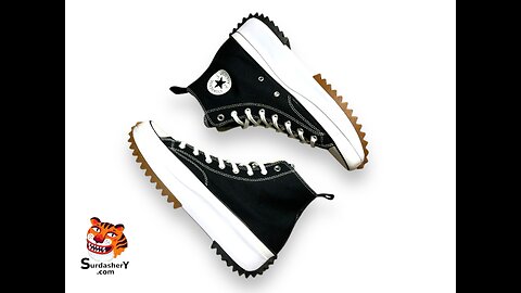 Converse Run Star Hike Canvas Platform Sneakers