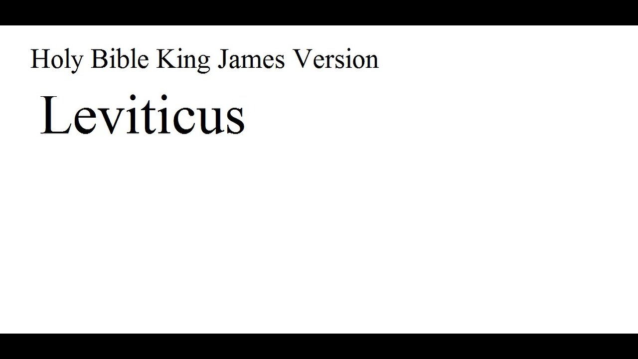 Leviticus Chapter 10