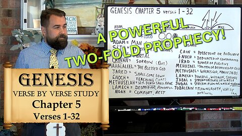 Genesis 5:1 to 32 PROPHECY OF JESUS