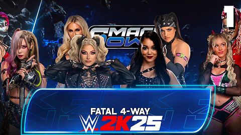 WWE 2K25 Smackdown June 11th 2025 - Match 1: Alexa SHINES!
