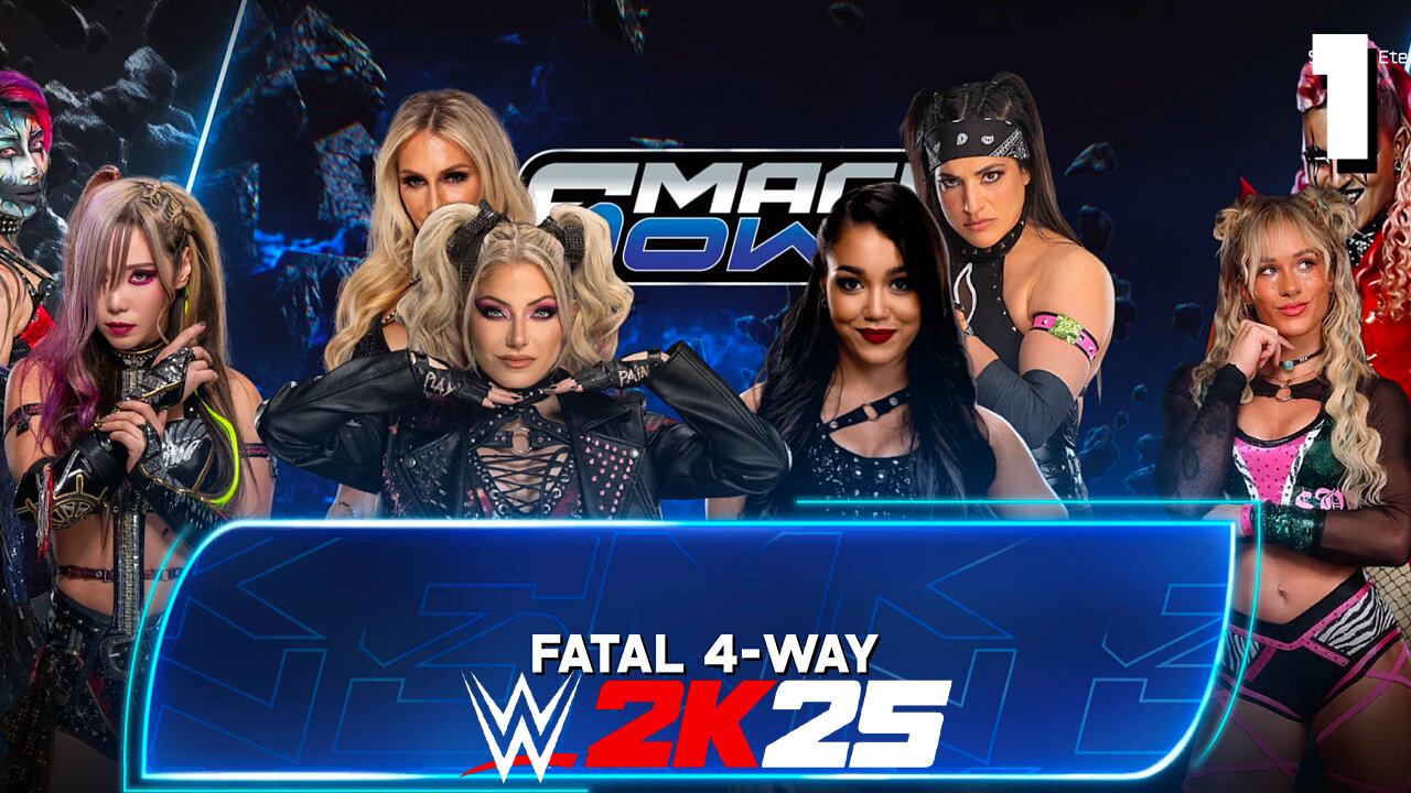 WWE 2K25 Smackdown June 11th 2025 - Match 1: Alexa SHINES!