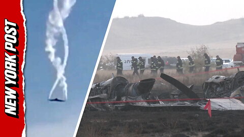 Watch the moment plane falls from the sky, killing 20 Turkish soldiers