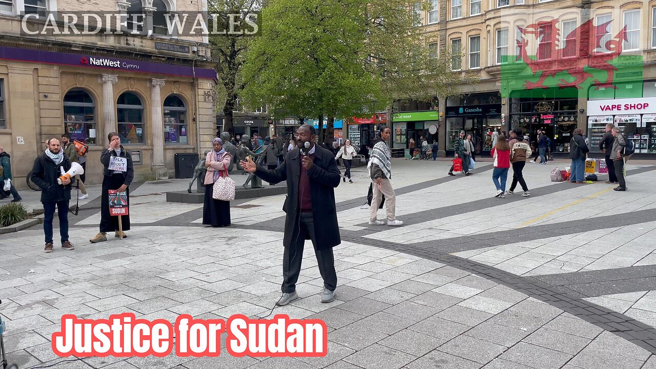 National Demonstration for Sudan Two Year, Canal Quarter, Cardiff