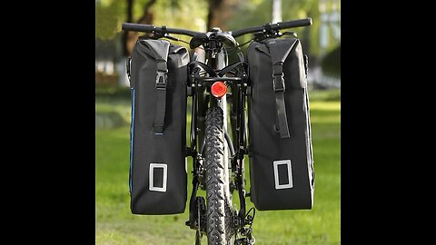 Waterproof Expandable Pannier Bag For Bicycle Rear Seat