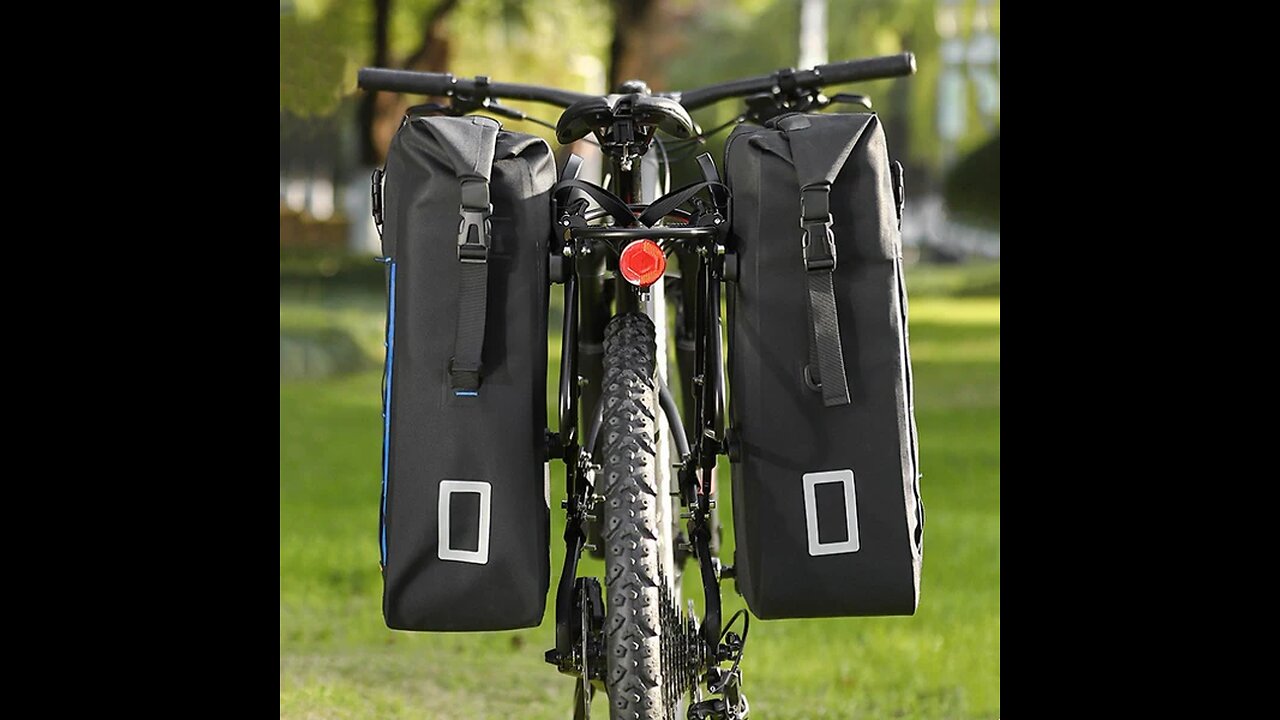 Waterproof Expandable Pannier Bag For Bicycle Rear Seat