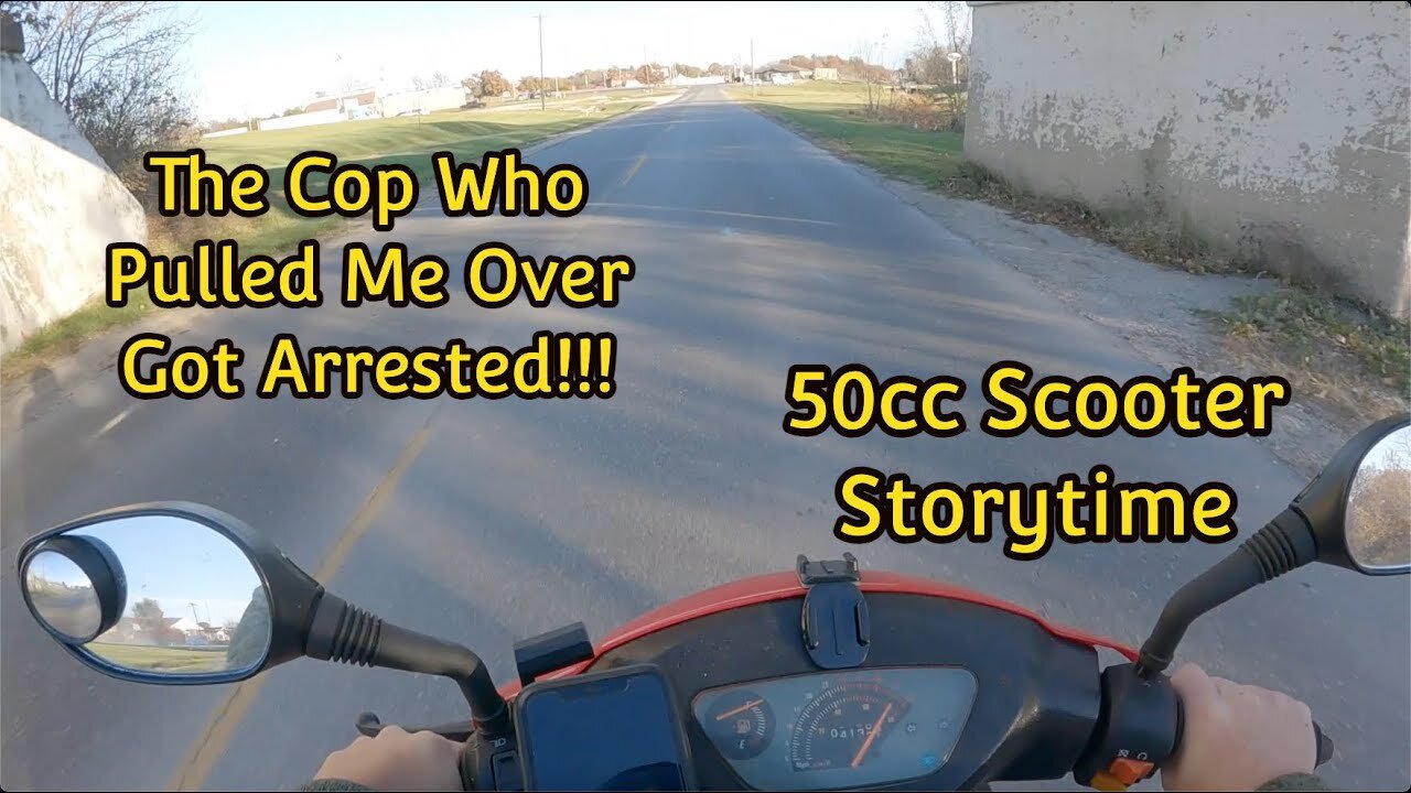 Cop Arrested For DUI (50cc Scooter Storytime)