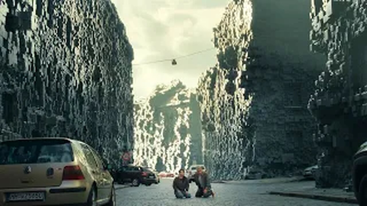 Couple Wakes Up to a City Covered in Black Bricks | Brick Movie Explained