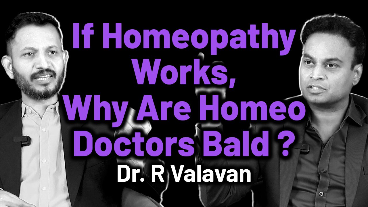 If Homeopathy Works, Why Are Homeo Dcotors Bald ? | Alopecia Hair loss Best Treatment Cure Medicine