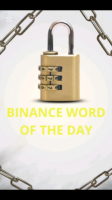 Binance Word Of The Day. Theme: Protect Your Crypto. 01/12/2026
