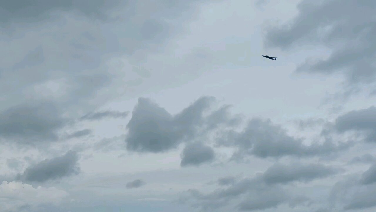 Lancaster Bomber Over Shrewsbury