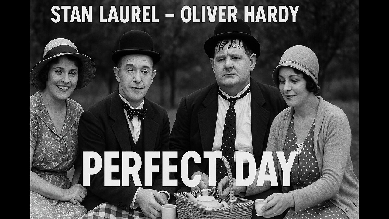 PERFECT DAY (1929) Stan Laurel, Oliver Hardy & Edgar Kennedy | Comedy, Short | Cinema Gem